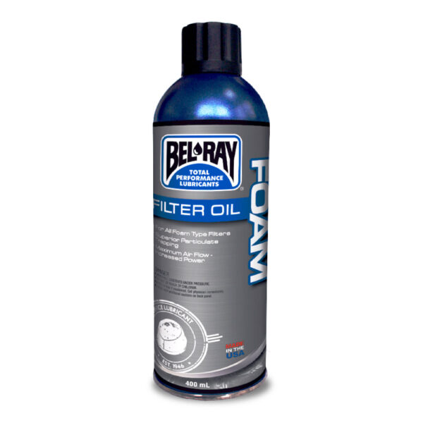 Aceite filtro aire  FIBRA. Spray tipo K&N